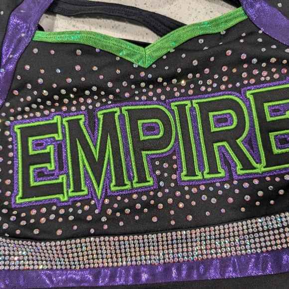 REAL Rebel Athletics ALLSTAR Cheer Uniform Cheerleading ELITE All Star AS Small - Picture 6 of 16